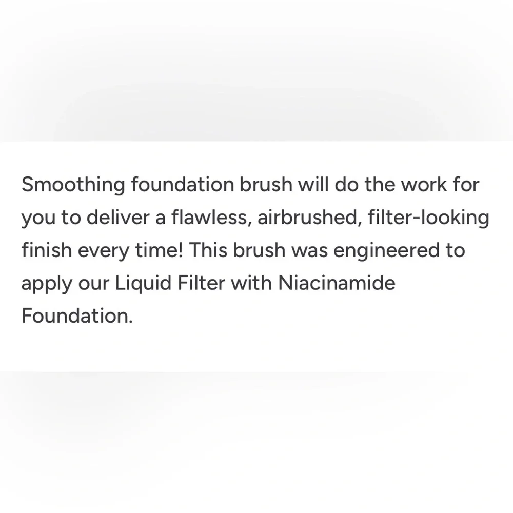 Doll 10 Smoothing Filter Brush NWT